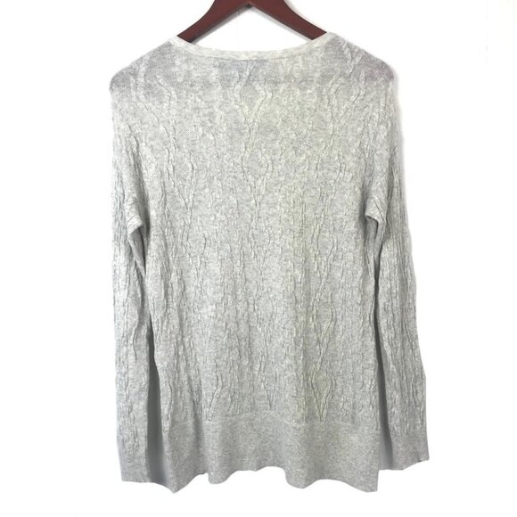 Simply Vera Wang Gray Knit Sweater Size XS - Picture 2 of 4